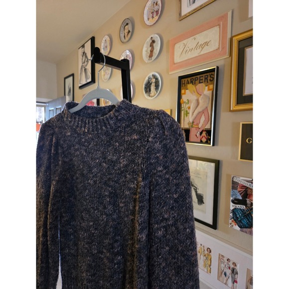 Madewell Space Dyed Eaton Sweater Pullover Knit Round Neck Long Sleeve - Picture 3 of 5